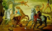 Haga click para ver la imagen ampliada battle over a dandelion 1947.jpg